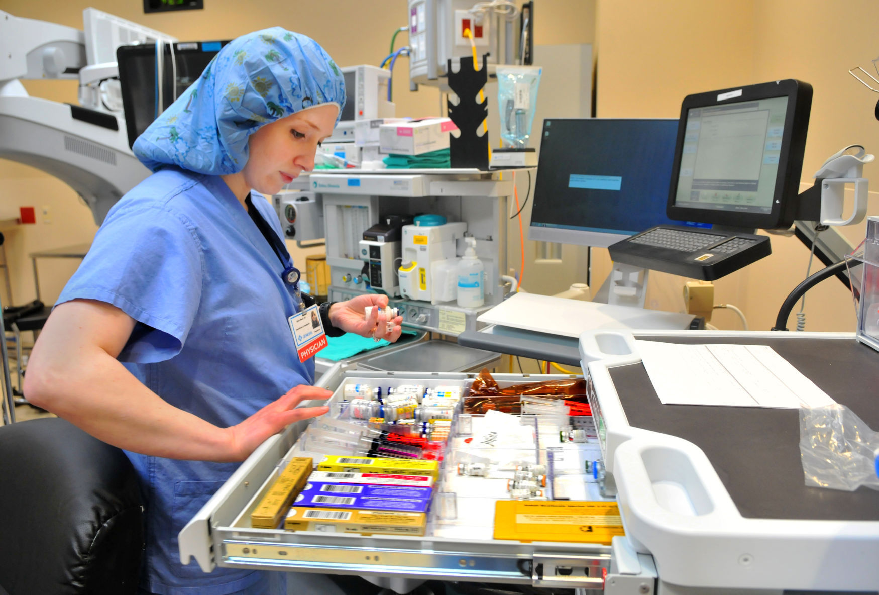 Progress: anesthesiologist Dr. Shira Black.